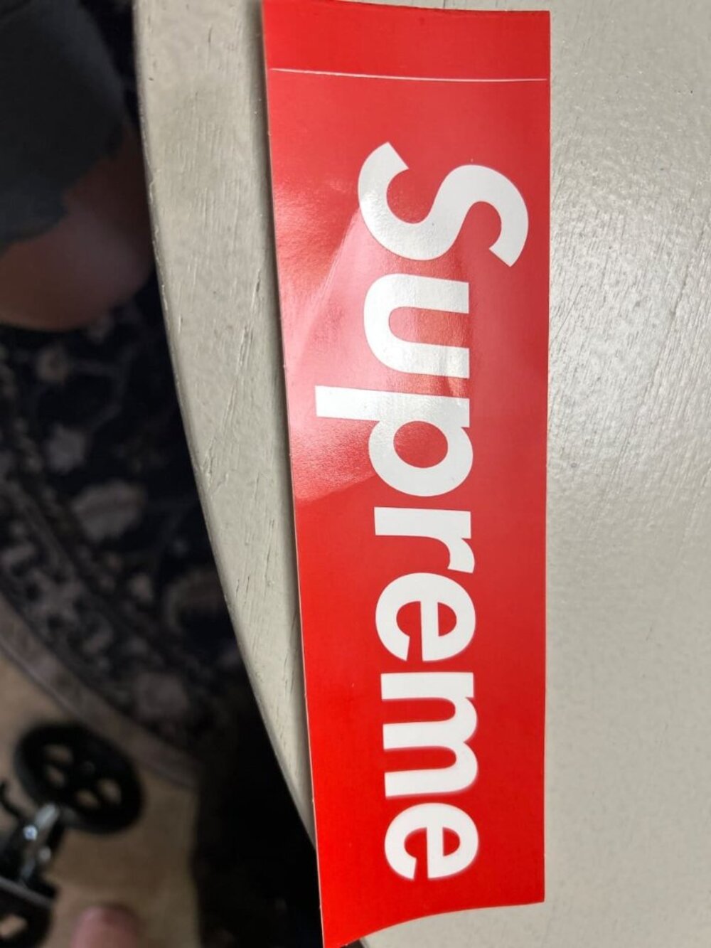 Supreme Box Logo Sticker Red/White Size N/A Brand New